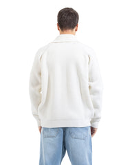Noir Full Zip Knit Cardigan