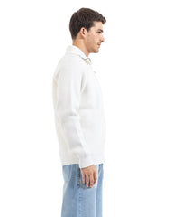 Noir Full Zip Knit Cardigan