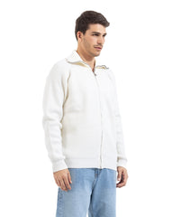 Noir Full Zip Knit Cardigan