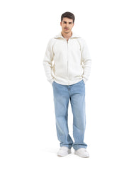 Noir Full Zip Knit Cardigan