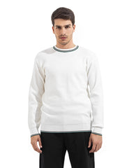 Textured Edge Knit Sweater