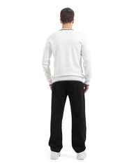 Textured Edge Knit Sweater