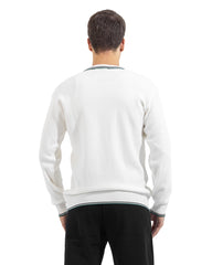 Textured Edge Knit Sweater