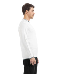 Textured Edge Knit Sweater