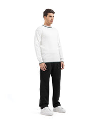 Textured Edge Knit Sweater