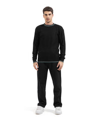 Textured Edge Knit Sweater