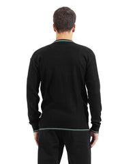 Textured Edge Knit Sweater