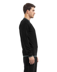 Textured Edge Knit Sweater