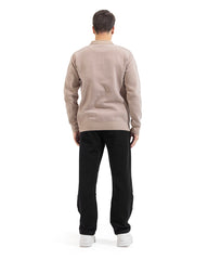 Regular Relaxed Fit Knit Polo Pullover