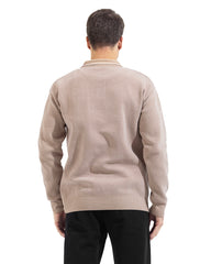 Regular Relaxed Fit Knit Polo Pullover