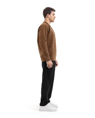 Regular Relaxed Fit Knit Polo Pullover