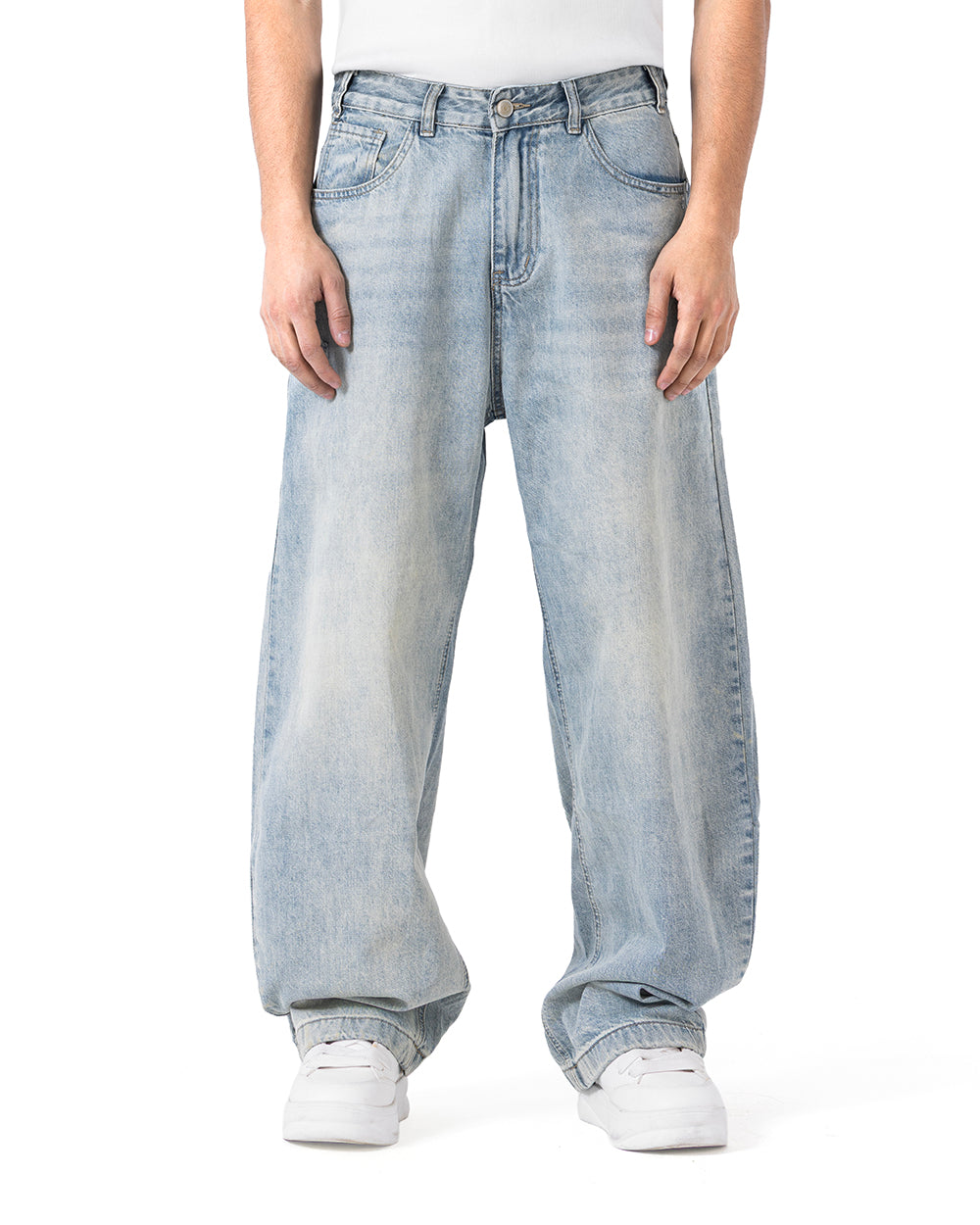 Extra Baggy Fit Wave Denim