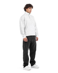 Snow Wash Half-Zip Sweatshirt