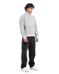 Snow Wash Half-Zip Sweatshirt