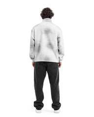 Abstract Wash Half-Zip Sweatshirt