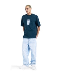 Coffee Cup Graphic Oversized Tee