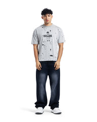 Helios Paint Splash Oversized Tee