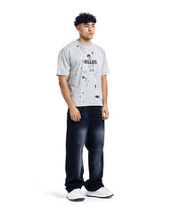Helios Paint Splash Oversized Tee