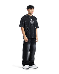 Helios Paint Splash Oversized Tee