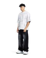 Sense Distressed Denim Illusion Tee
