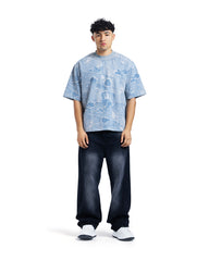 Sense Distressed Denim Illusion Tee