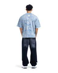 Sense Distressed Denim Illusion Tee