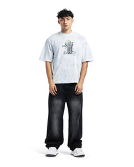 Thursday Walk Graphic Textured Oversized Tee