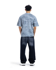 Thursday Walk Graphic Textured Oversized Tee