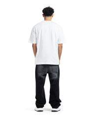 Shadow Figure Graphic Oversized Tee