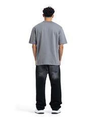 Shadow Figure Graphic Oversized Tee