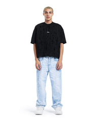 Sense Textured Metal Tag Tee