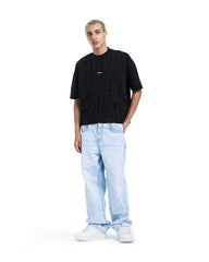 Sense Textured Metal Tag Tee