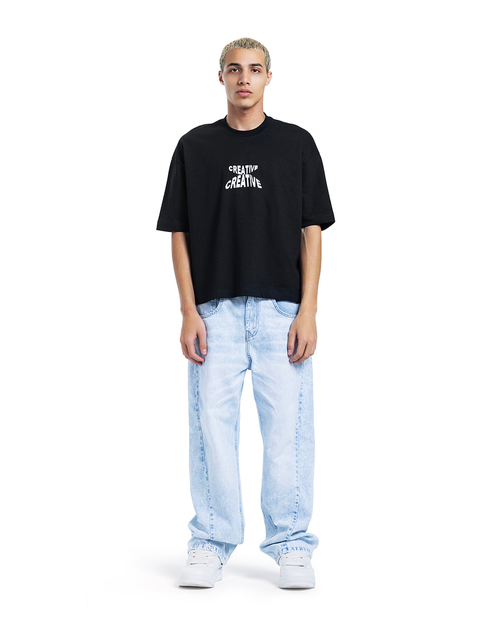 Creative Typography Oversized Tee