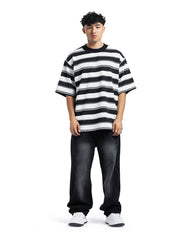 Sense Retro Stripe Oversized Tee