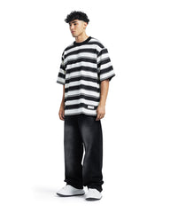 Sense Retro Stripe Oversized Tee