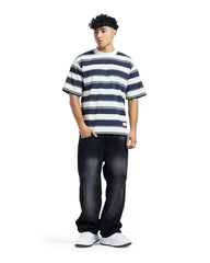 Sense Retro Stripe Oversized Tee