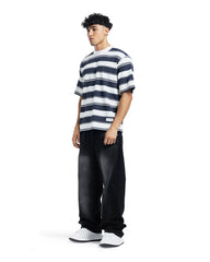 Sense Retro Stripe Oversized Tee