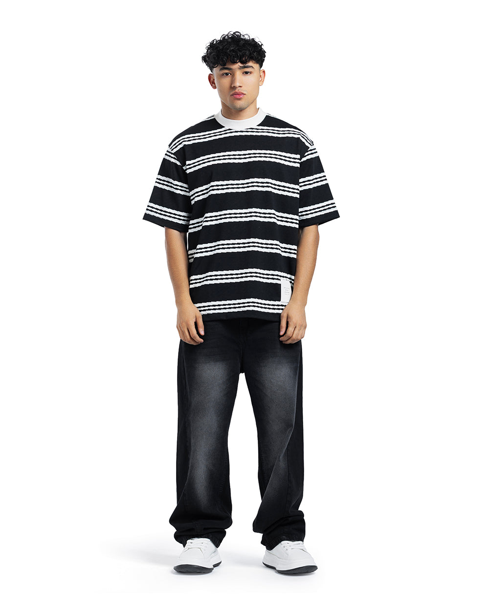 Sense Coastal Stripe Knit Tee