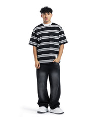 Sense Coastal Stripe Knit Tee