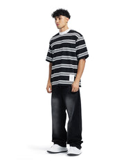 Sense Coastal Stripe Knit Tee