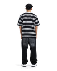 Sense Coastal Stripe Knit Tee