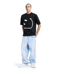 Abstract Face Oversized Tee