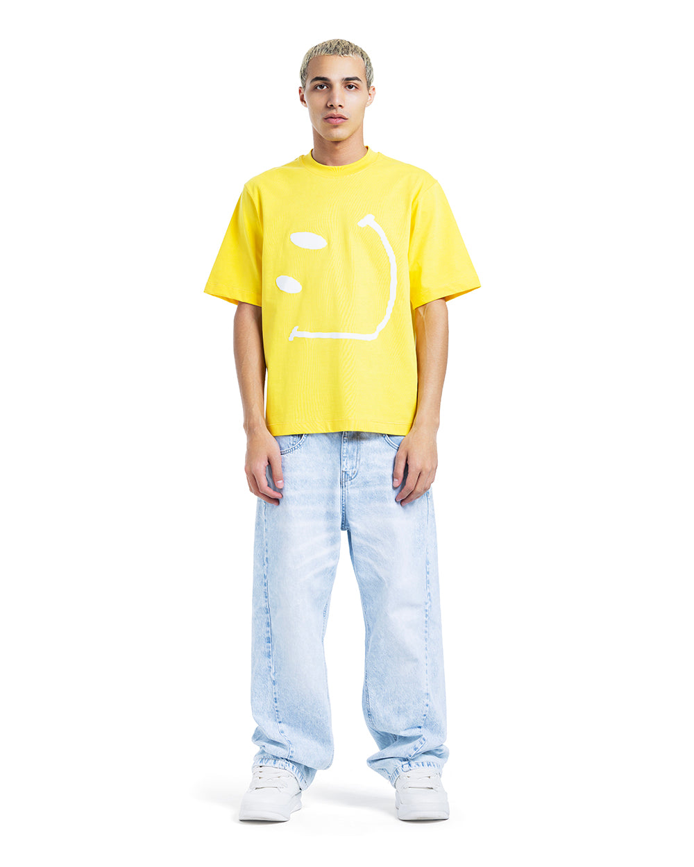 Abstract Face Oversized Tee