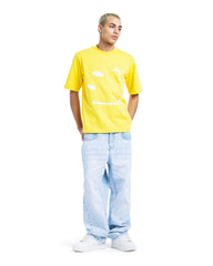 Abstract Face Oversized Tee