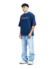 Liunhang Washed Graphic Oversized Tee