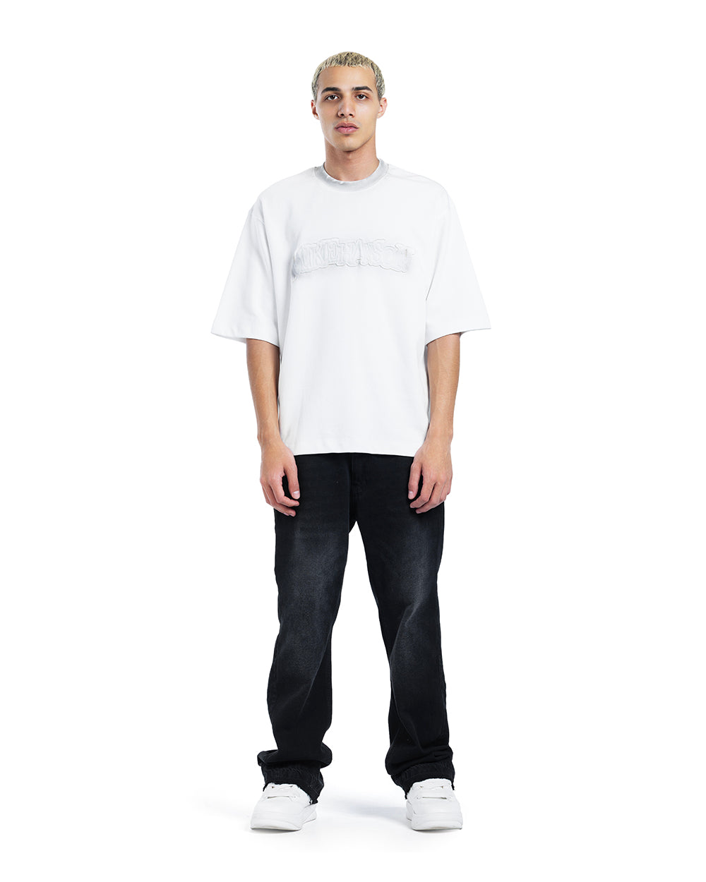 Embossed Signature Oversized Tee