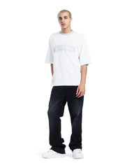 Embossed Signature Oversized Tee
