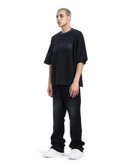 Embossed Signature Oversized Tee