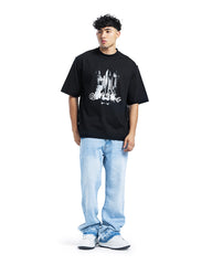 Urban Rocket Graphic Oversized Tee