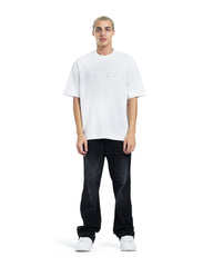 Time To Start Embossed Oversized Tee